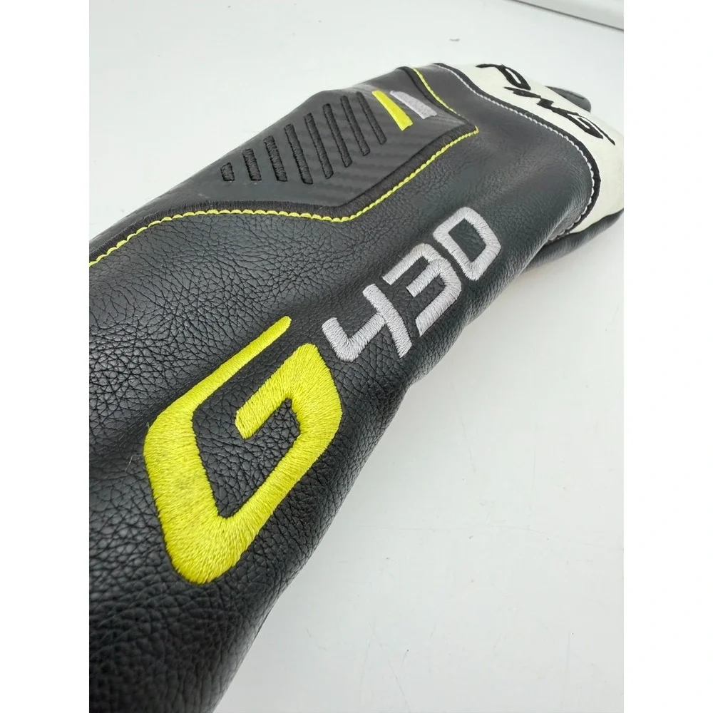PING G430 Fairway Wood Headcover Golf Black White Chartreuse Adjustable Tag OEM